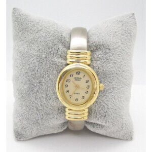 Women's Acqua Indiglo Quartz WR Analog 24mm Dial Causal Cuff Bangle Watch (F281)